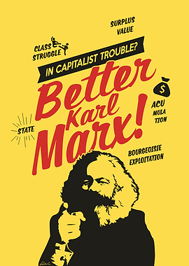 Better Karl Marx! Vintage Poster