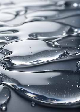 Clear Gel with Bubbles