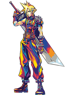 Cloud Strife Pop Art