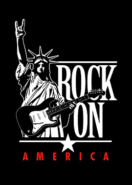 Statue of Liberty Rock On America