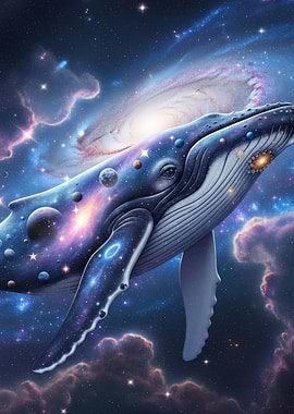 Cosmic Whale in Galaxy
