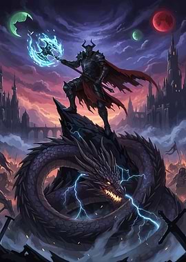 Dark Knight and Dragon