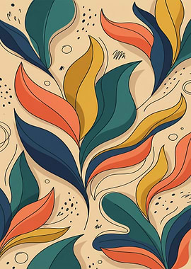 Abstract Floral Pattern