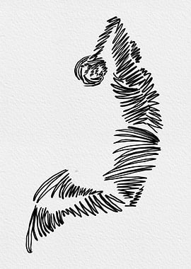 Abstract Figure basketaller