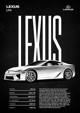 Lexus LFA Sports Car