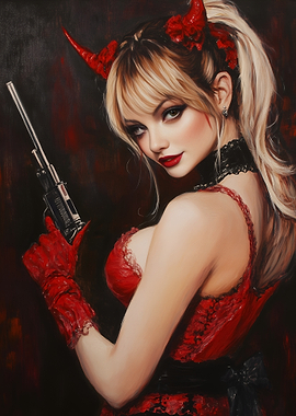 Devil Girl with Gun