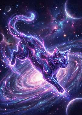 Cosmic Cat in Nebula