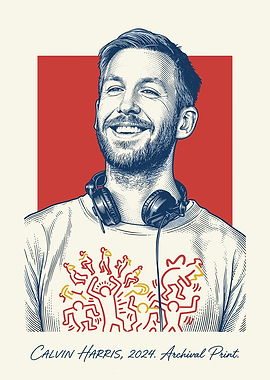 Calvin Harris Archival Print