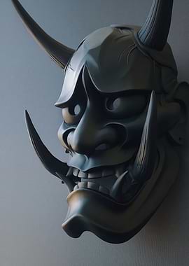 Japanese Oni Mask
