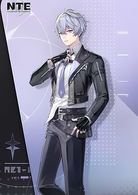 Anime character in futuristic fashion