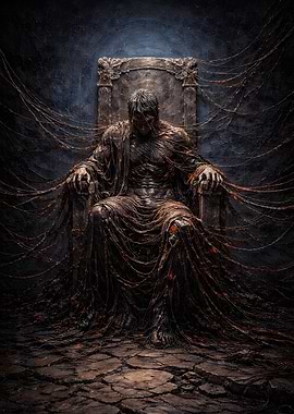 Dark Figure on Throne