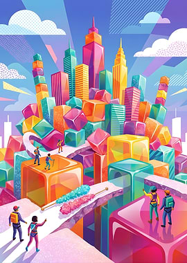 Candy Cityscape Adventure