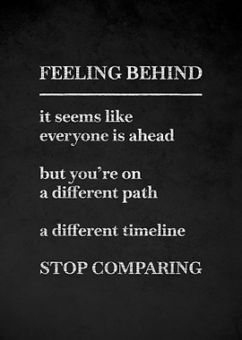 Feeling Behind Inspirational Quote