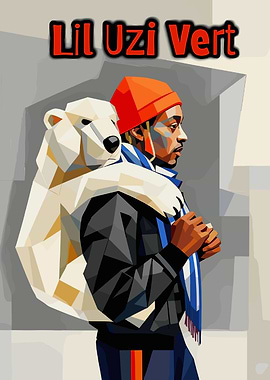 Lil Uzi Vert with Polar Bear
