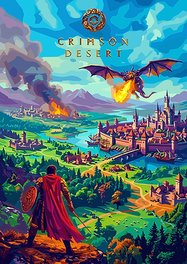 Crimson Desert Dragon Attack