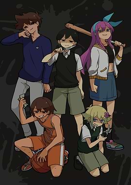 Omori characters with weapons