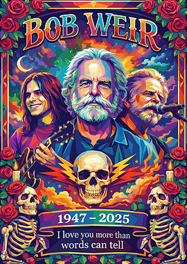 Bob Weir Tribute Poster