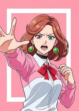 Anime Girl with Heterochromia