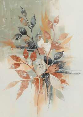 Abstract Floral Painting