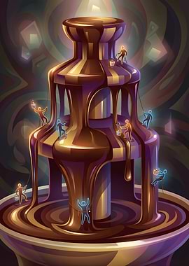 Chocolate Fountain Maintenance Crew