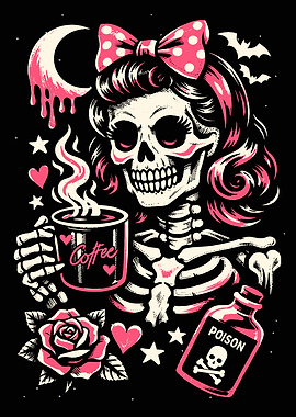 skeleton coffee