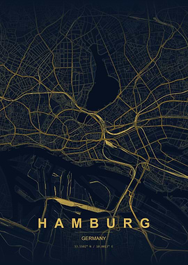 Hamburg City Map