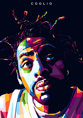 Coolio Pop Art Portrait