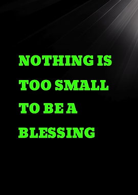 Inspirational Quote on Black Background