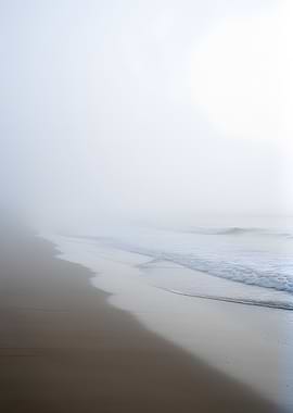 Misty Beach Sunrise