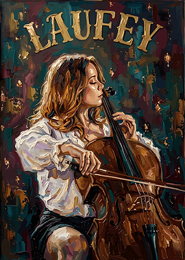 Laufey Playing Cello