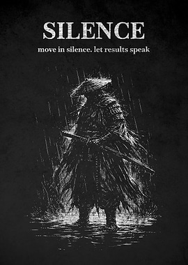 Samurai in the Rain Silence