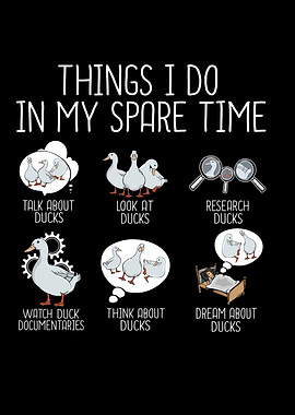 Funny Duck Lover Kids Ducks Breeding Duck