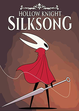 Hollow Knight Silksong Hornet Poster
