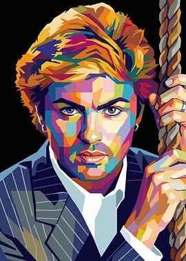George Michael Pop Art Portrait