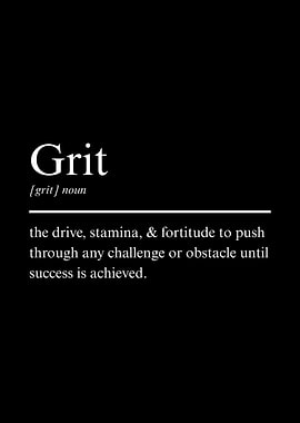 Definition of Grit quote