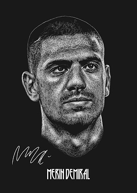 Merih Demiral Scribble Art Style