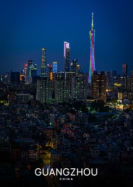 Guangzhou Cityscape at Night
