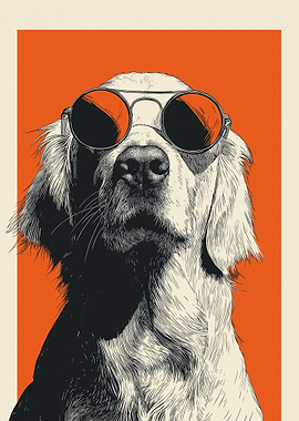 Dog Wearing Sunglasses