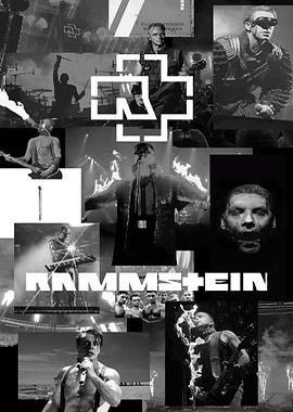 Rammstein Band Collage