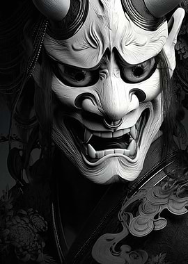 Japanese Oni Mask