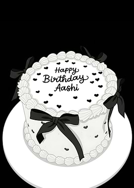 Happy Birthday Aashi Cake