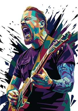 James Hetfield Rocking Out