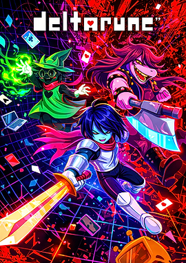 Deltarune Characters in Action