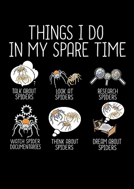 Spiders Lover Men Arthropod Arachnid Tarantula Spider
