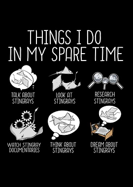 Funny Stingray Lover Kids Ray Manta Ray Funny Stingray