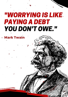 Mark Twain quote about worry
