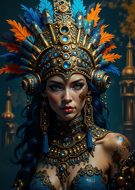 Empress with Golden Headdress
