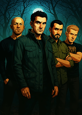 Breaking Benjamin Band Poster