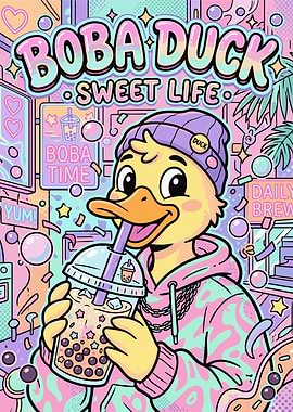 Boba Duck Sweet Life