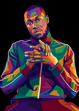 Colorful Portrait of a Stormzy